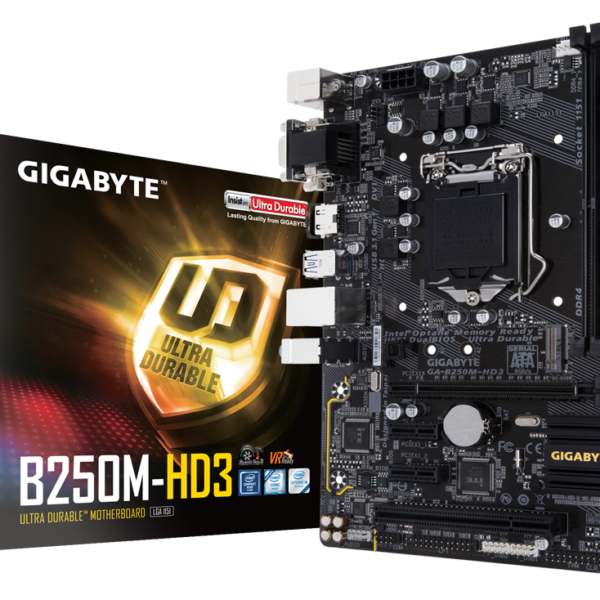 مادربرد گیگابایت مدل GA-B250M-HD3 rev.1.0