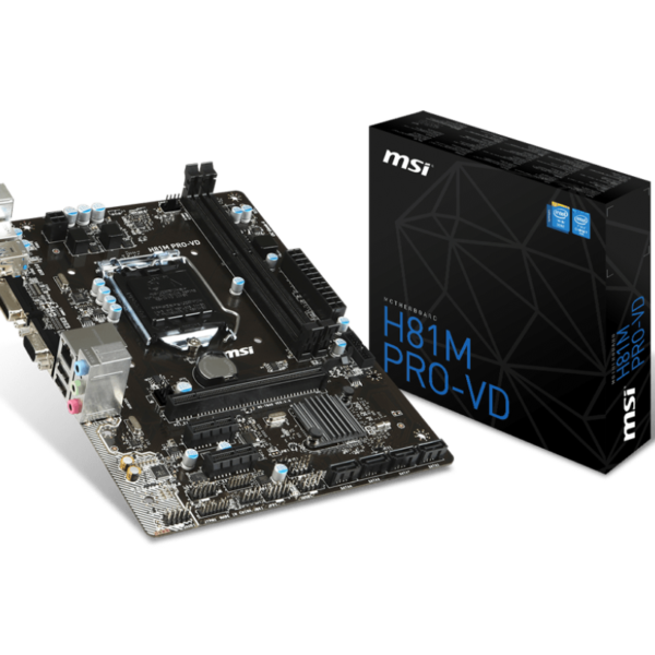 مادربرد ام اس آی مدل MSI H81M PRO-VD