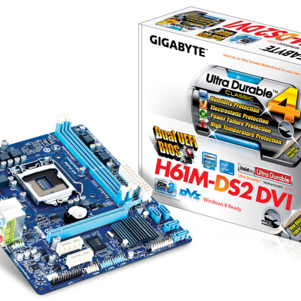 مادربرد گیگابایت مدل GA-H61M-DS2 DVI