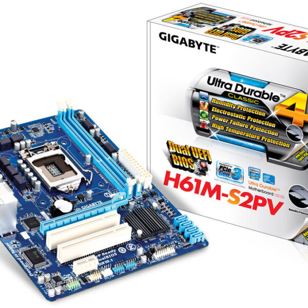 مادربرد گیگابایت مدل GA-H61M-S2PV rev. 2.0