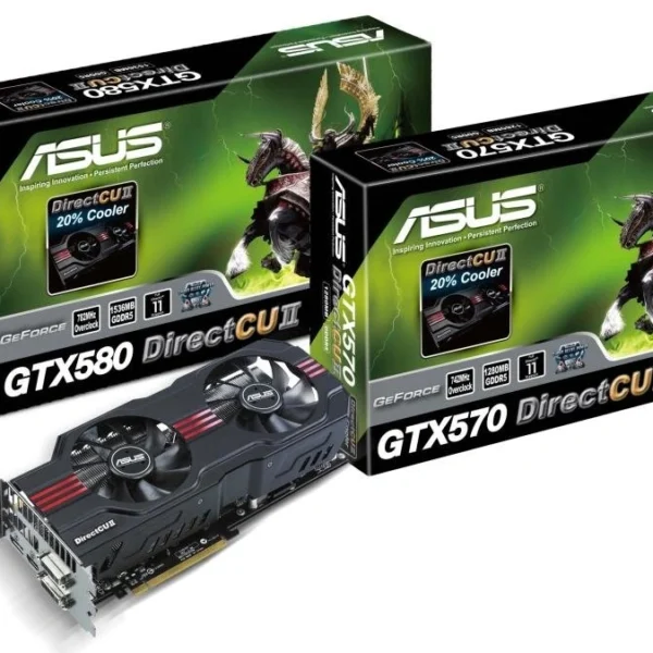 کارت گرافیک ایسوس مدل ASUS GTX 560 Ti DirectCU II TOP